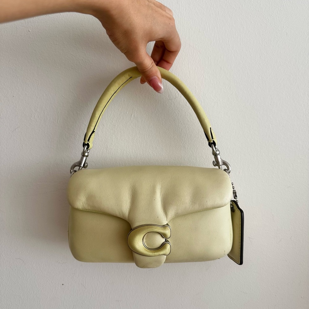 Coach Lime Green Pillow Tabby